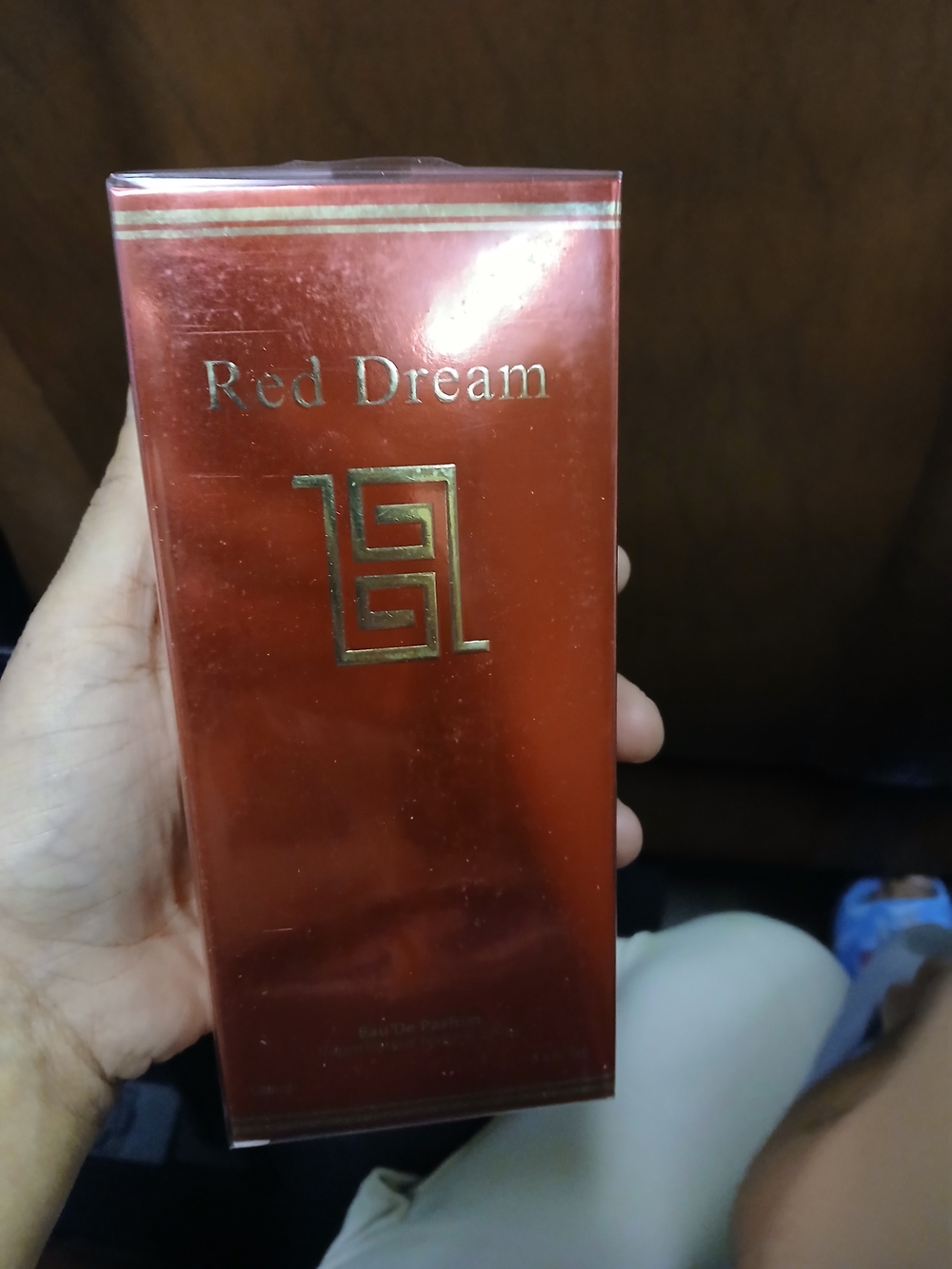 Red Dream Fragrance - Metallic Red Bottle Box